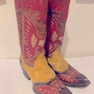 Real deal amazing vinatge cowboy boots